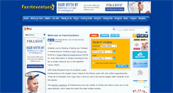 Desktop Screenshot of fuerteventura.com